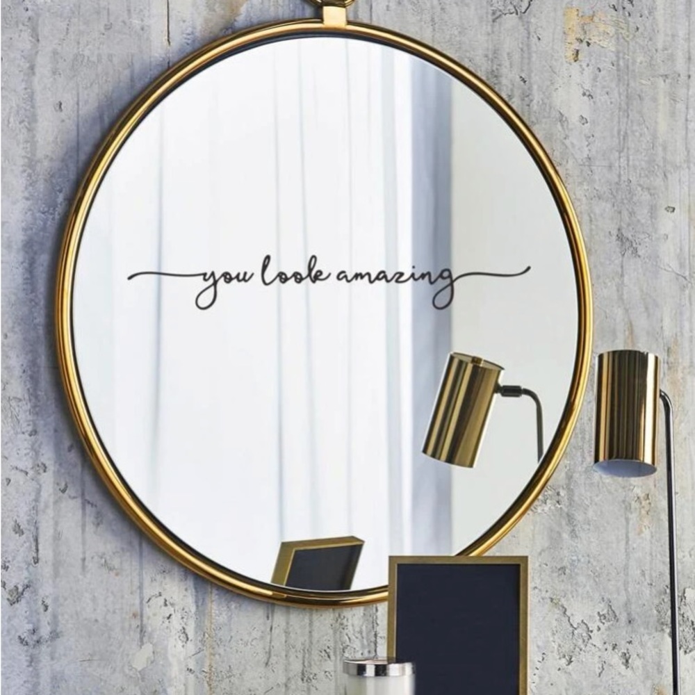 Inspirational Slogan Decal Decor